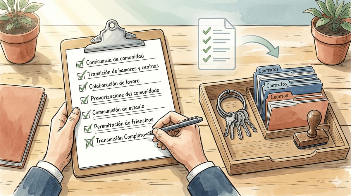 Cómo cambiar de administrador de fincas: checklist en 4 pasos