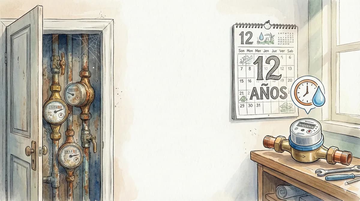 Cambio de Contadores de Agua: ¿Quién paga la sustitución obligatoria a los 12 años?