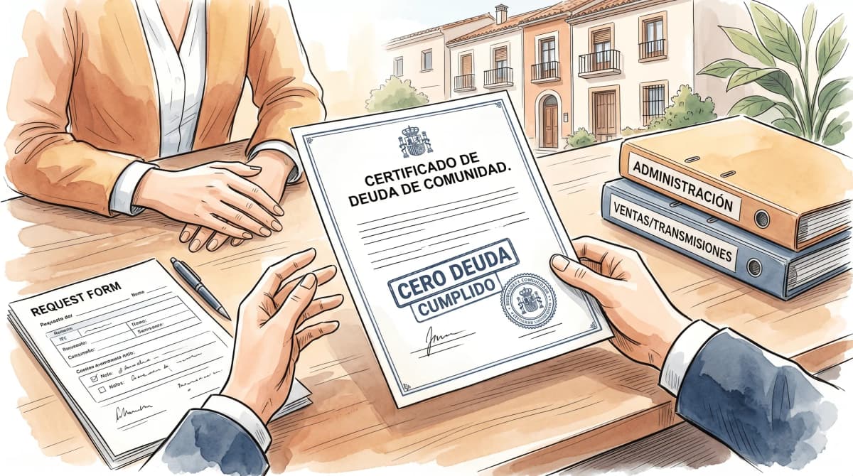 Certificado de Deuda de Comunidad: Qué Es y Cómo Pedirlo