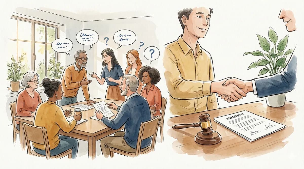 Cómo sobrevivir a tu primera Junta de Vecinos (y gestionar conflictos)