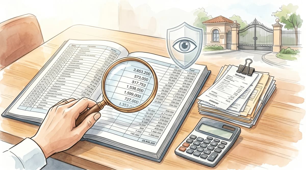 Cómo revisar las cuentas de tu comunidad de propietarios