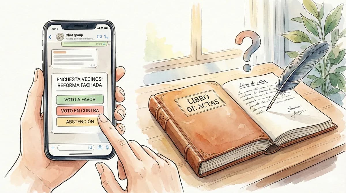 ¿Es válido votar por WhatsApp o Email en la Junta?